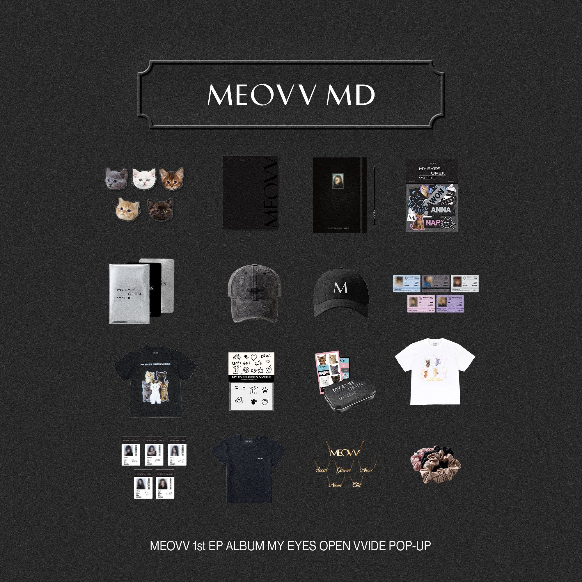 MEOVV 1st EP 周邊 線上團