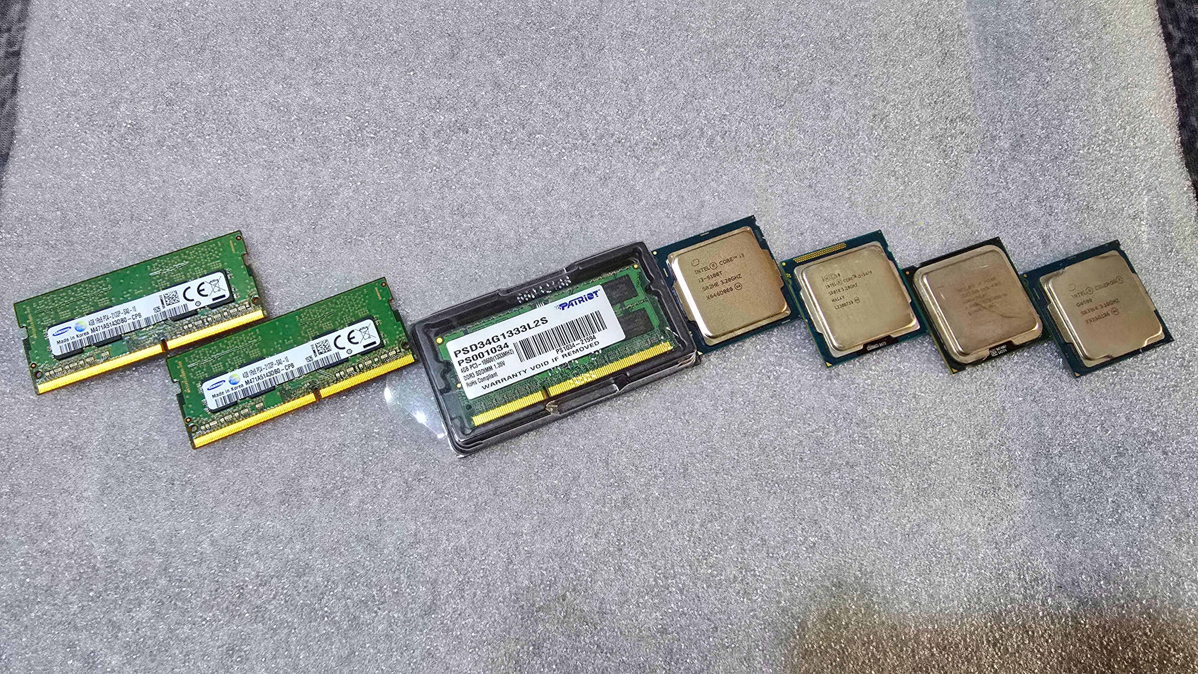 筆電記憶體 桌上型處理器 零件等