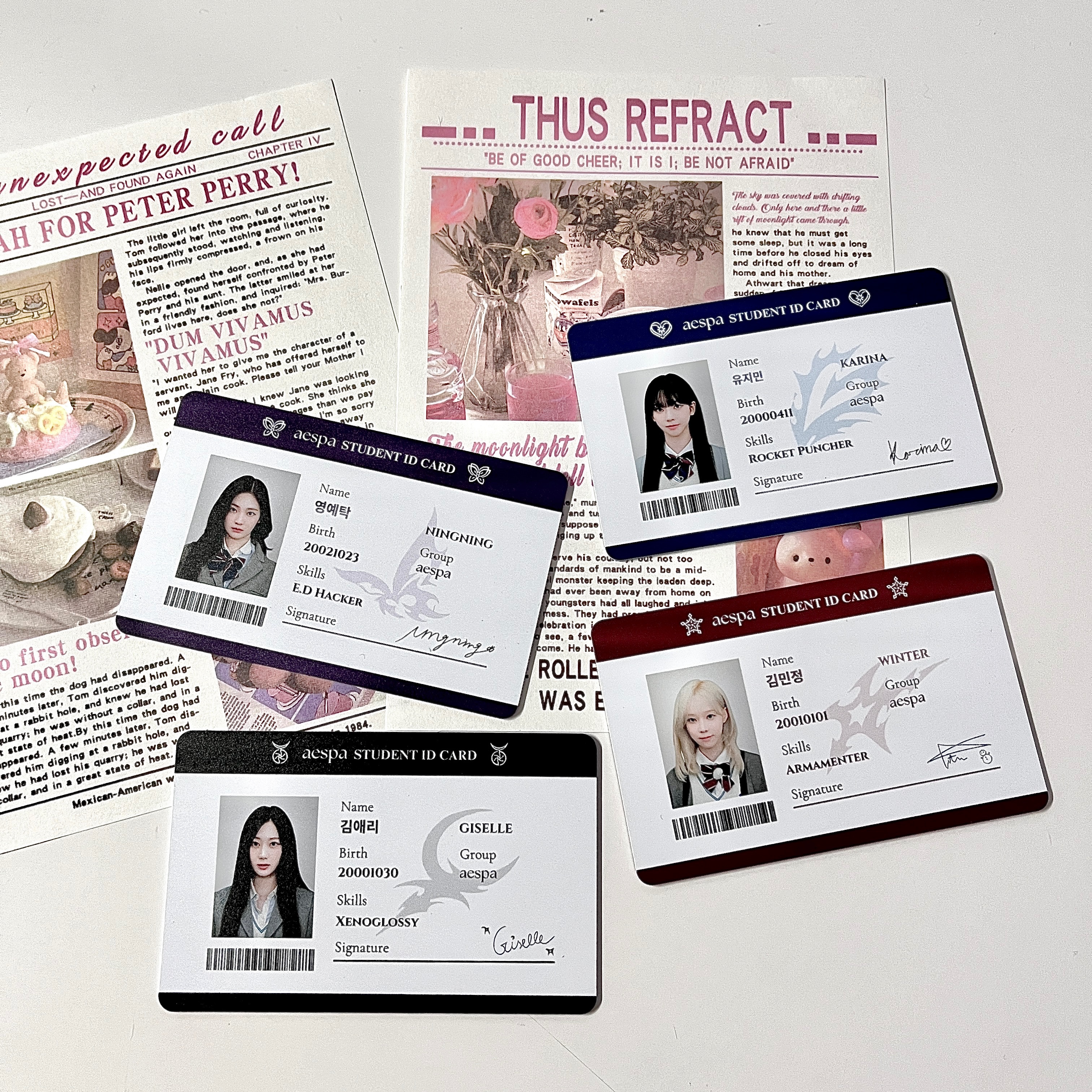 aespa飯制悠遊卡