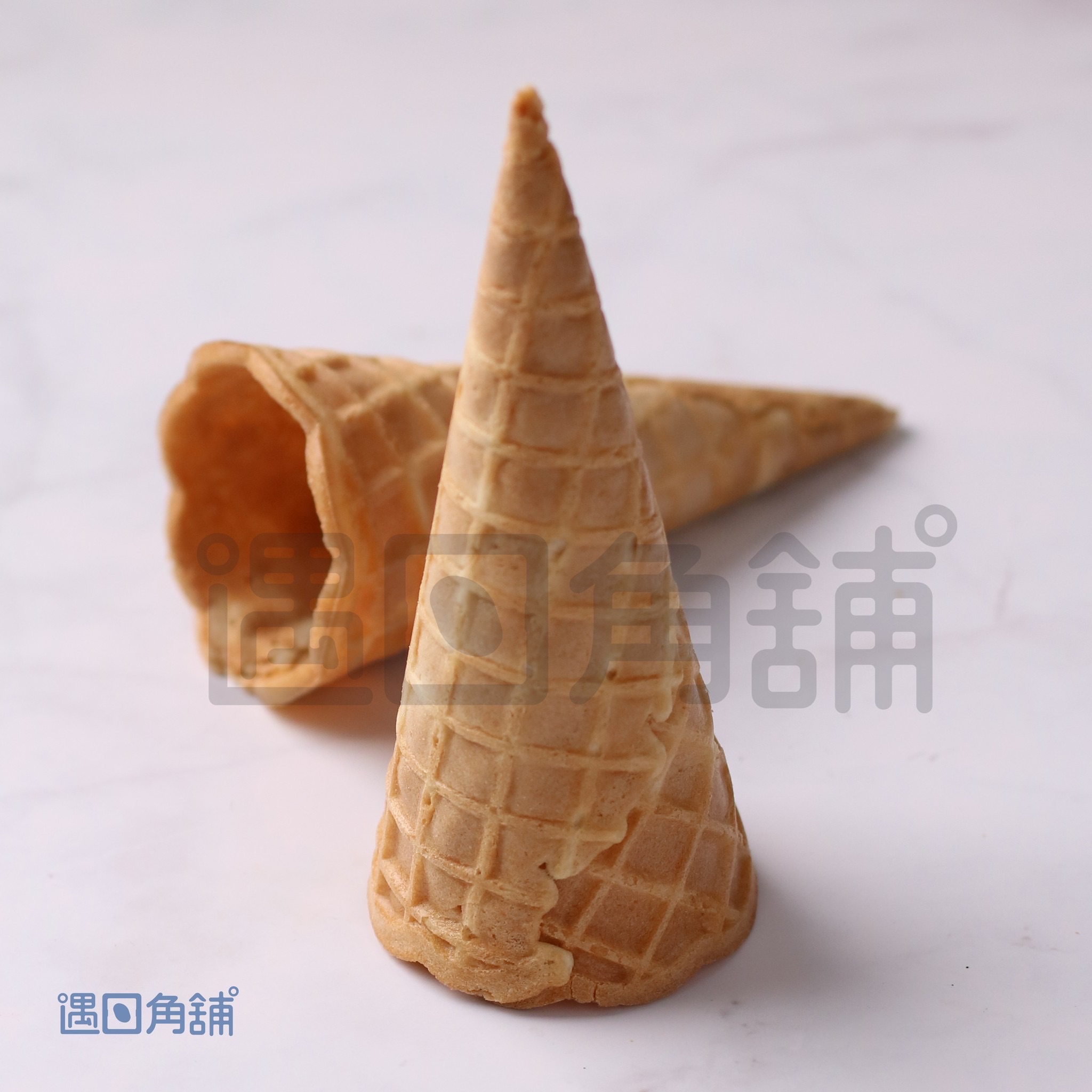 平口花脆皮 甜筒餅乾 吧噗杯 霜淇淋杯 環保食用杯碗