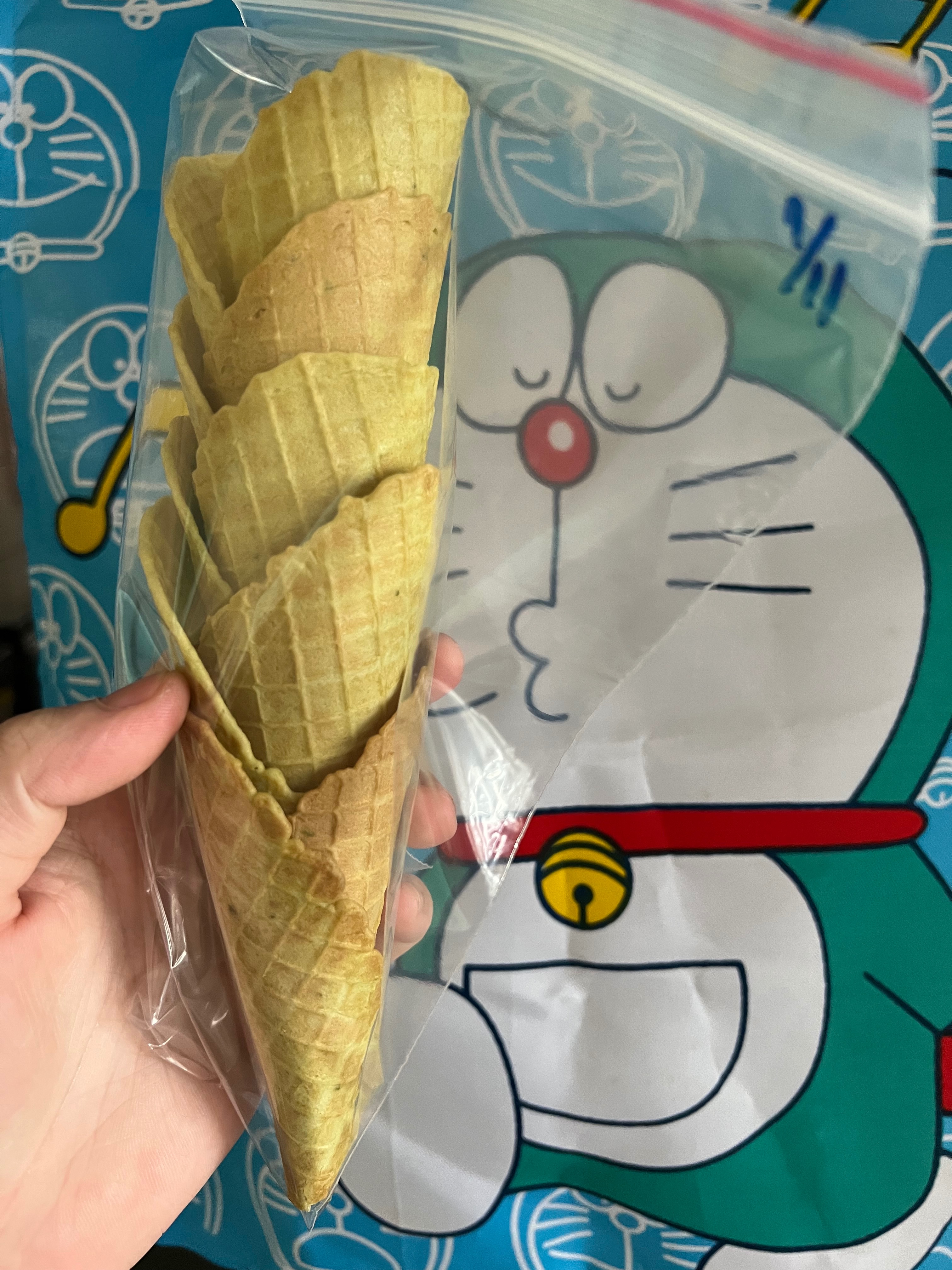 小脆皮 抹茶🍵 甜筒餅乾  純手工製作 小脆皮尺寸