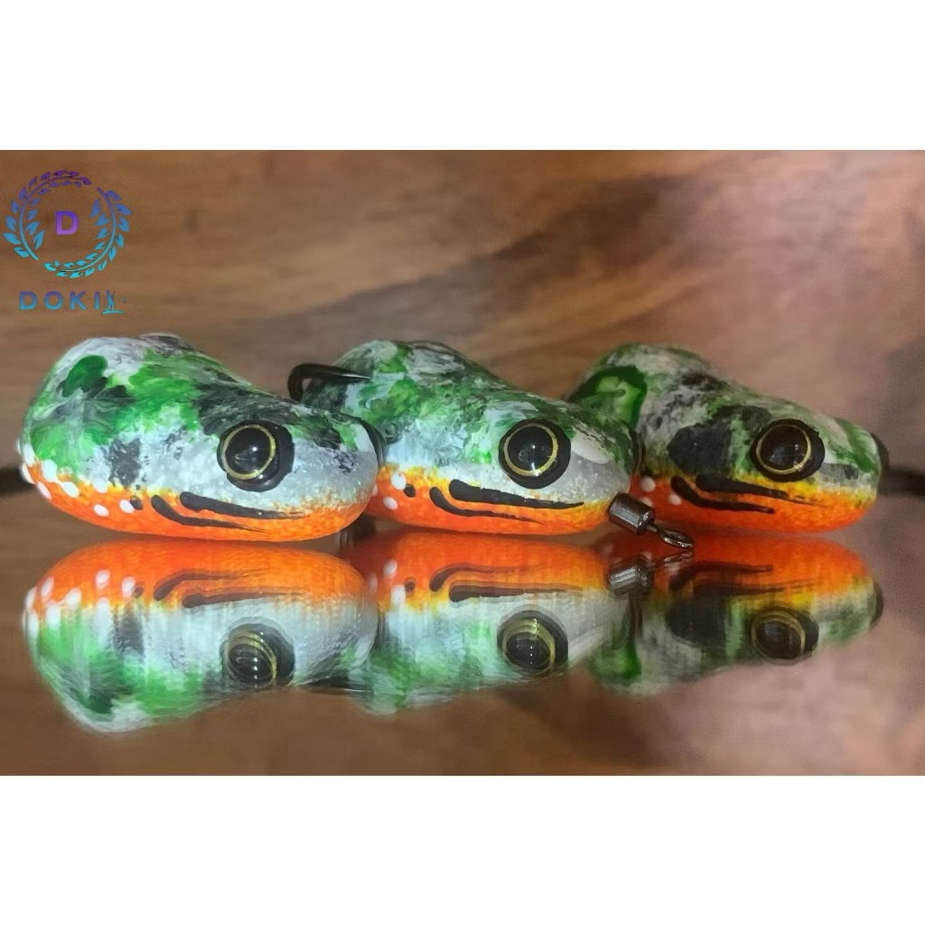 🇹🇭泰國手工 國寶綠泰蛙 3.5cm/6.5g-一口蛙呆呆泰國鱧 188