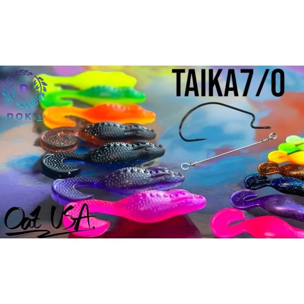 🇹🇭泰國 USA-BPO TAIKA 捲尾大軟蟲3.5 inch/16g 雷強 魚虎 呆呆
