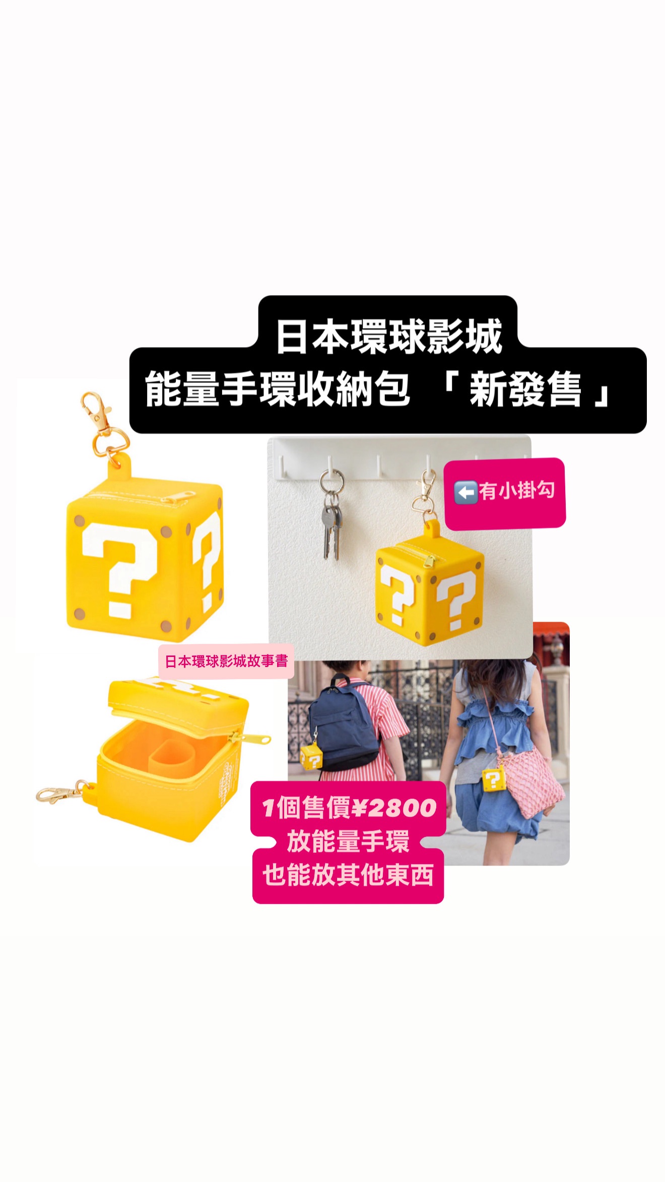 日本環球影城 能量手環收納包（零錢包）
