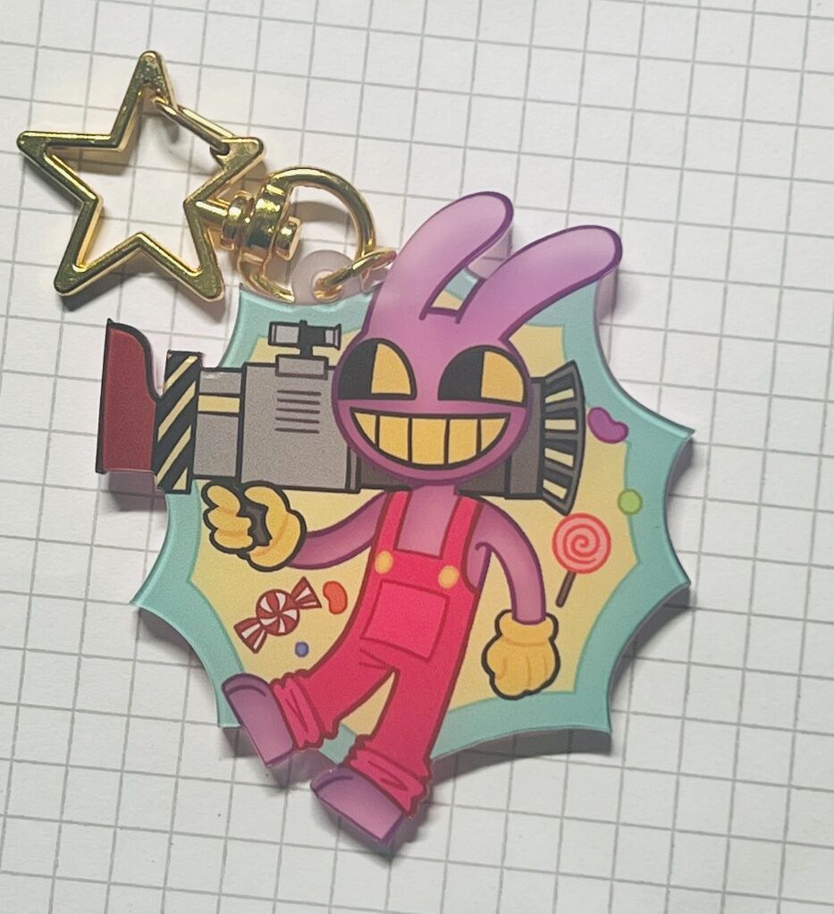 JAX 6*6紫色壓克力吊飾