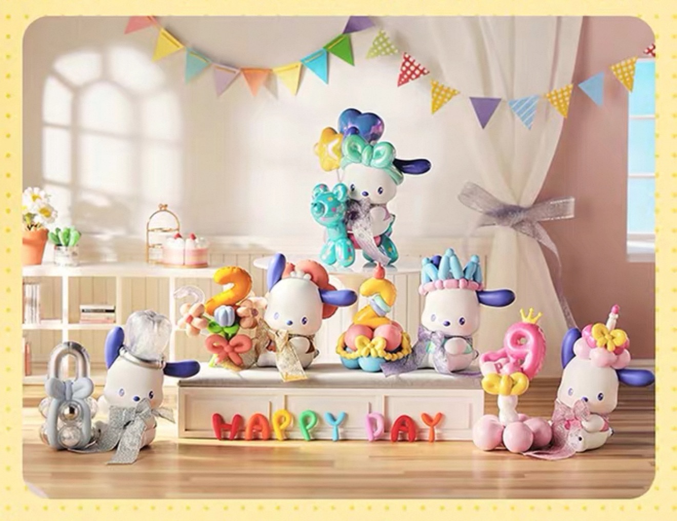 三麗鷗帕恰狗排隊盲盒