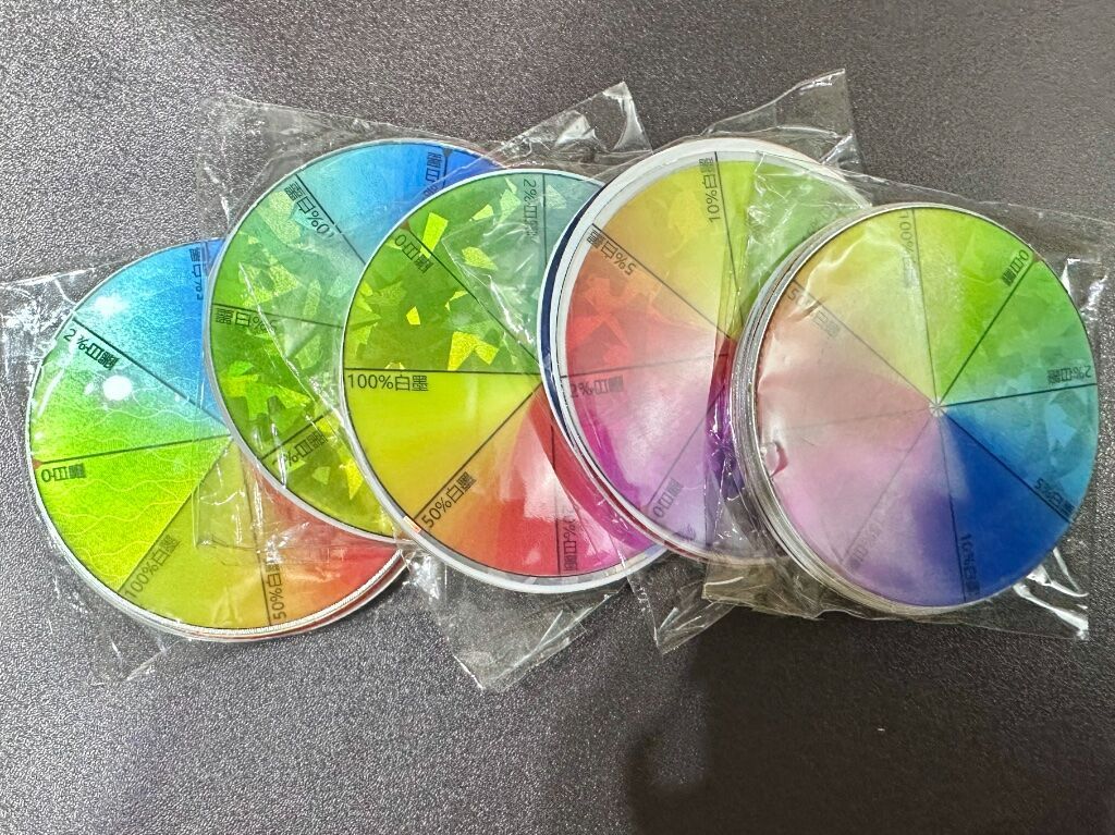 閃底胸章底紙樣品（現貨）