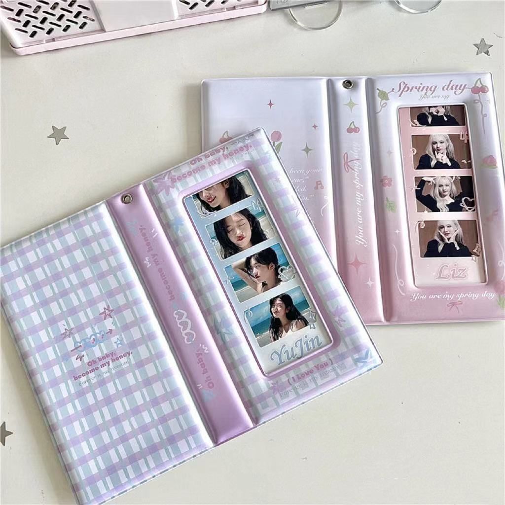 127.櫻桃格子-可愛拍貼相本2色