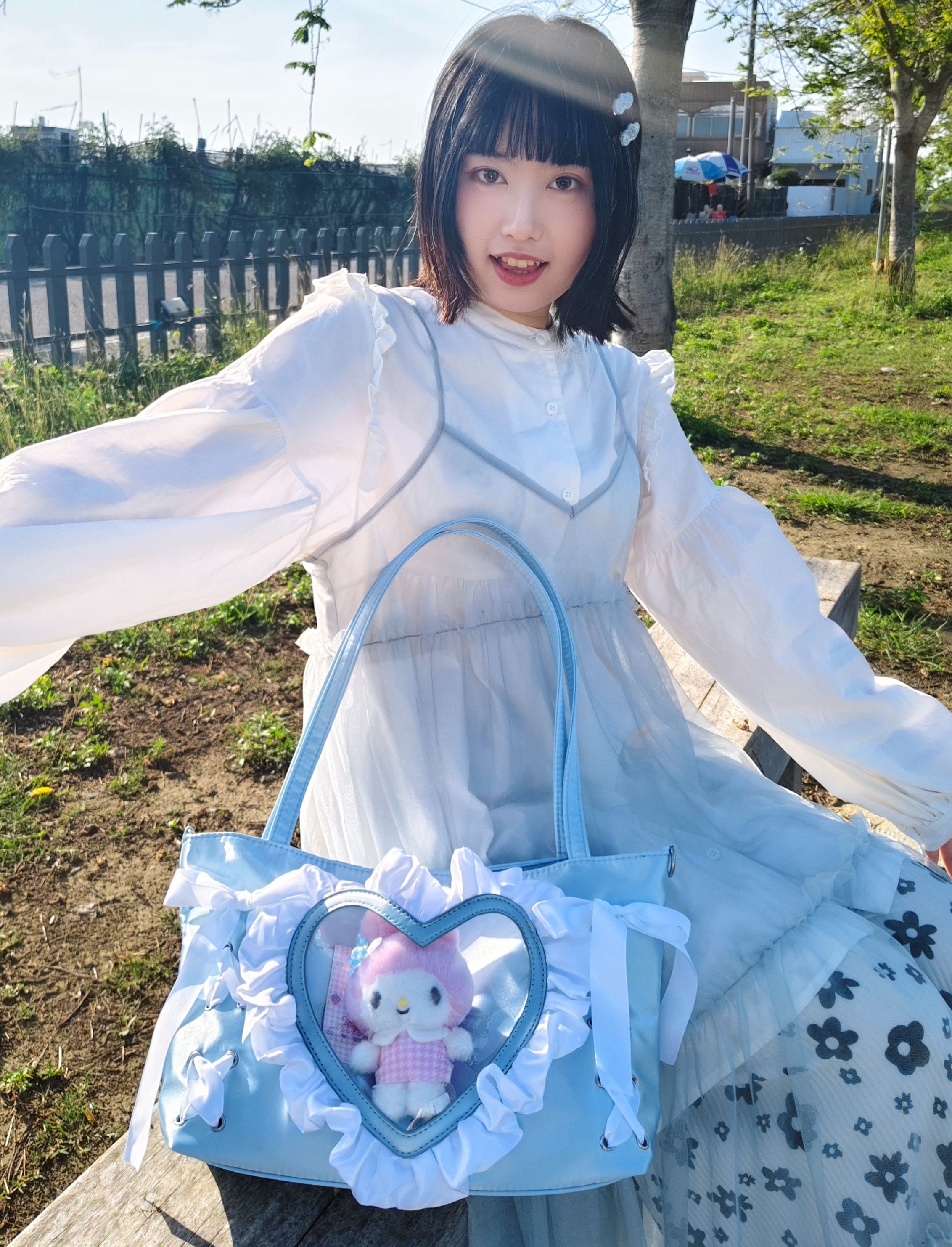 116.浪漫拼貼-本期主打愛心緞帶緞面痛包5色