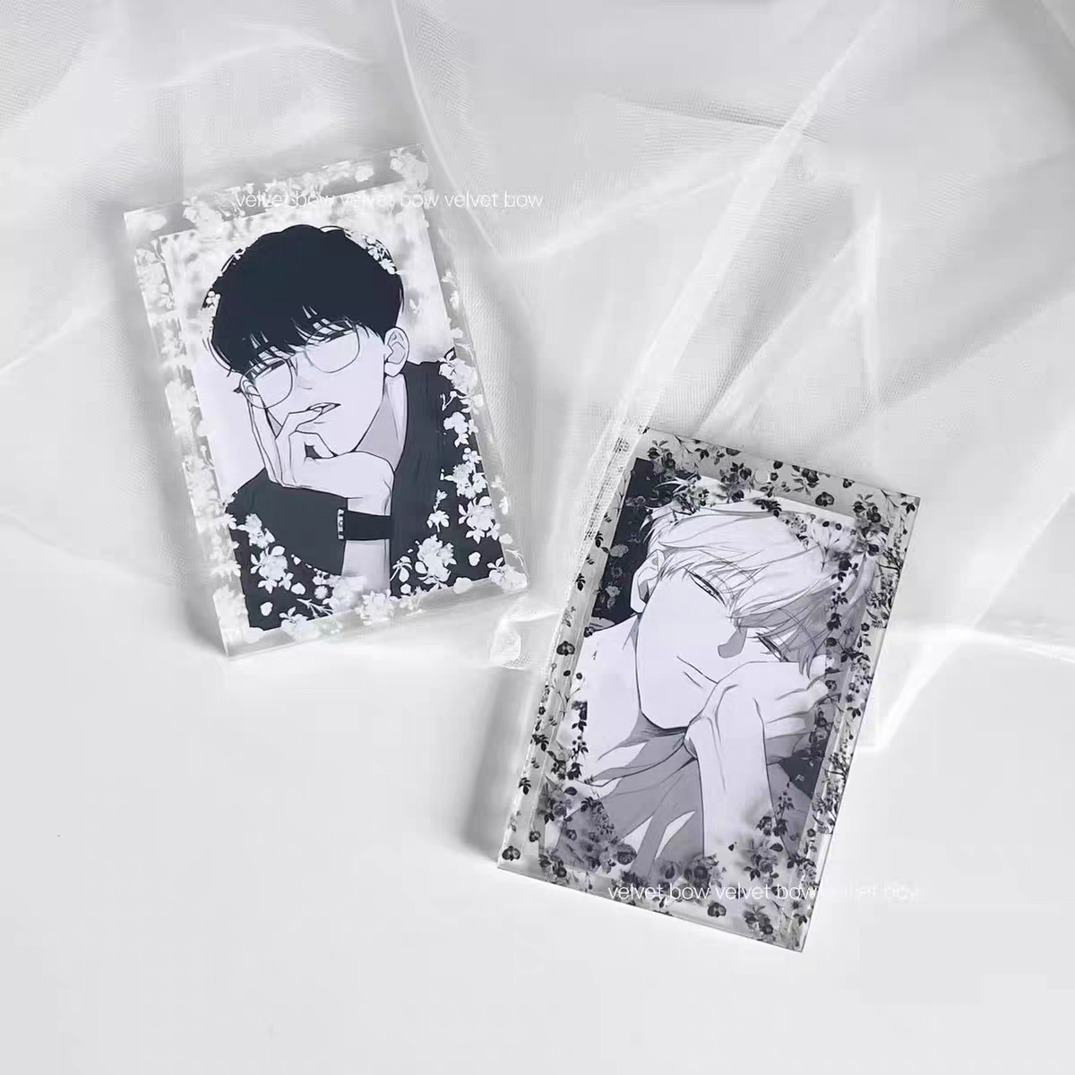 150.雪花飄落-壓克力卡磚3色