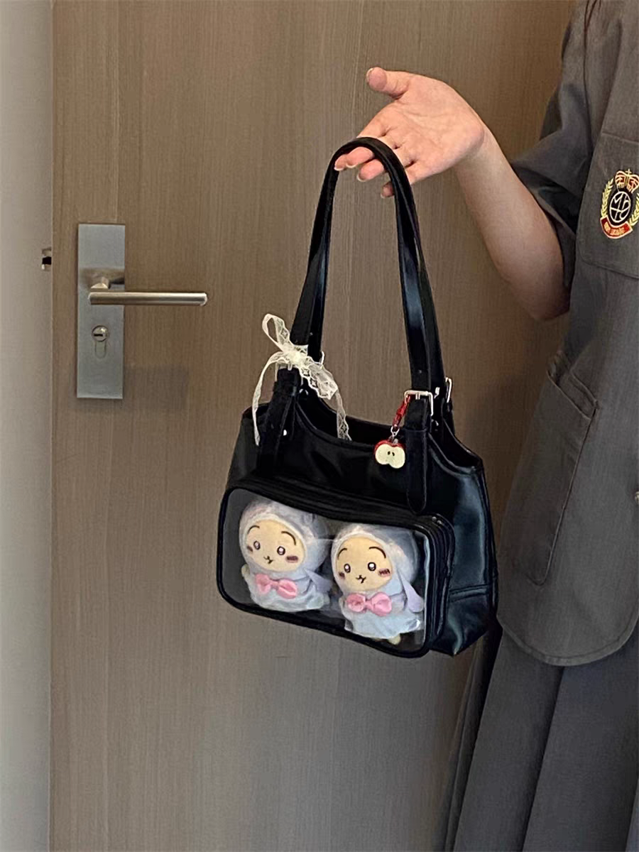 144.雪松物語-手提單肩托特痛包10cm娃用3色