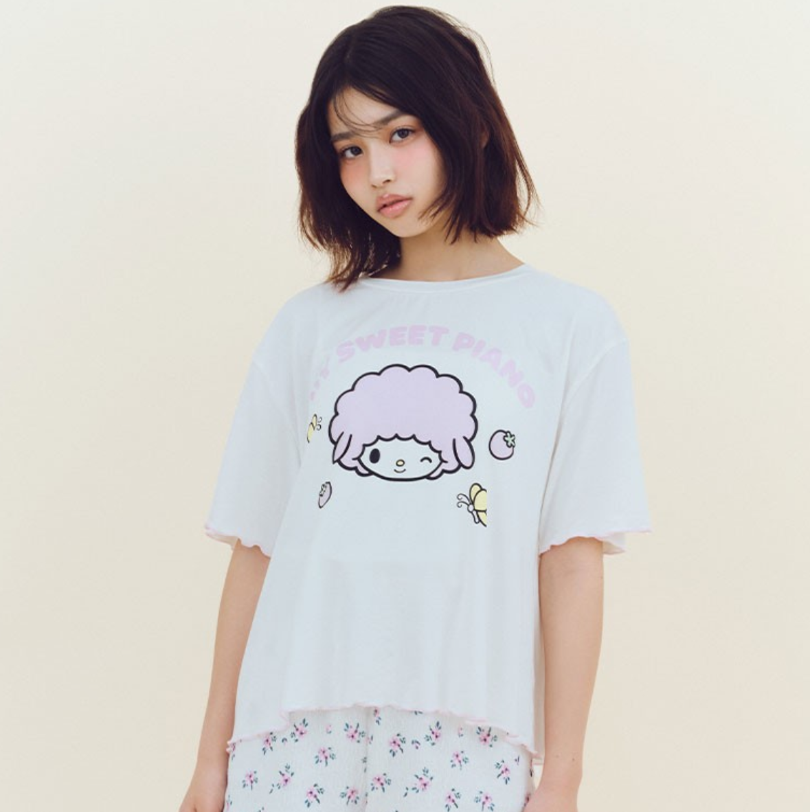 桃莉琪*moki*晚安也要可可愛愛舒服短袖睡衣-現貨