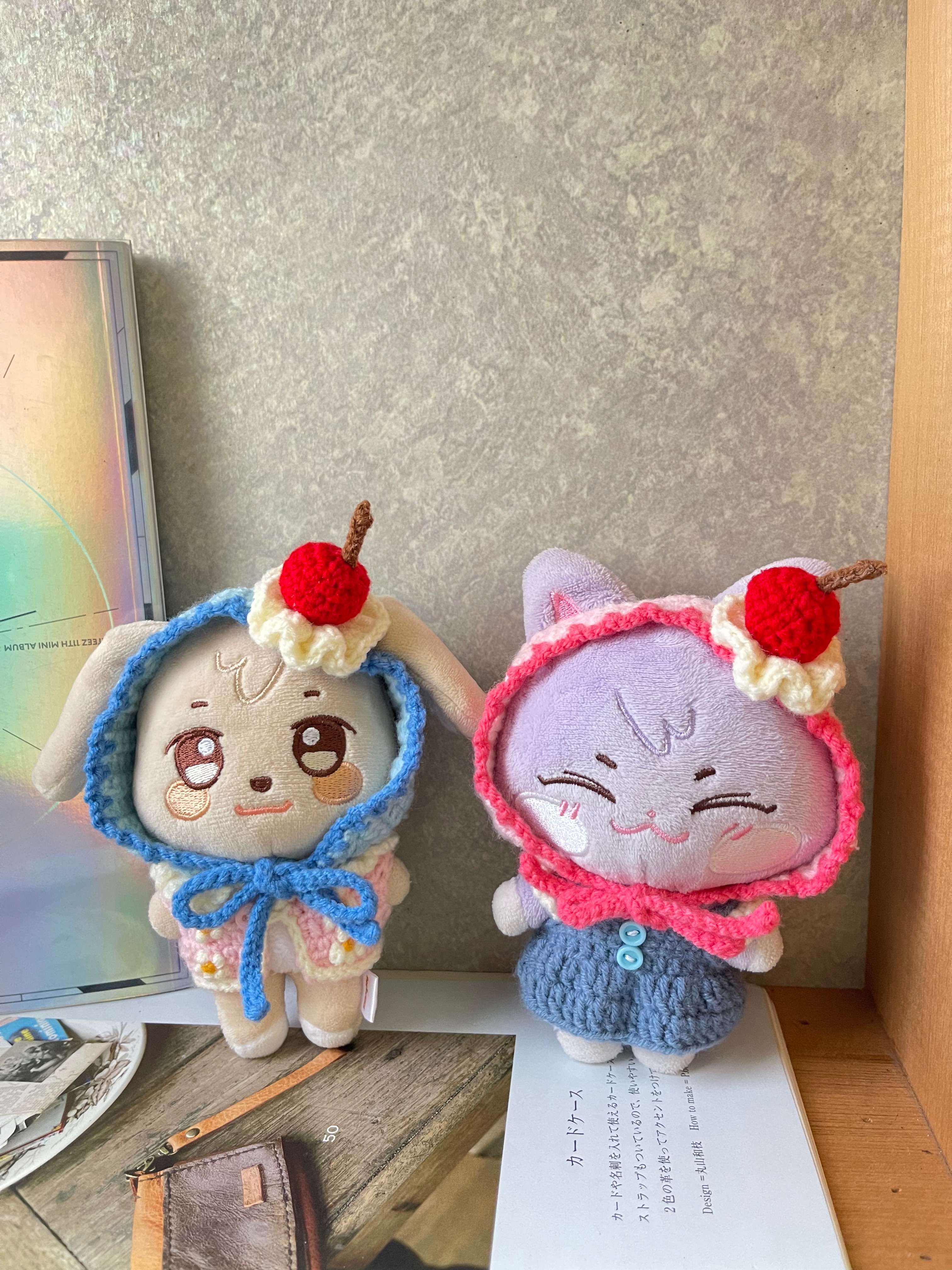 櫻桃/草莓 奶油髮圈 原皮娃