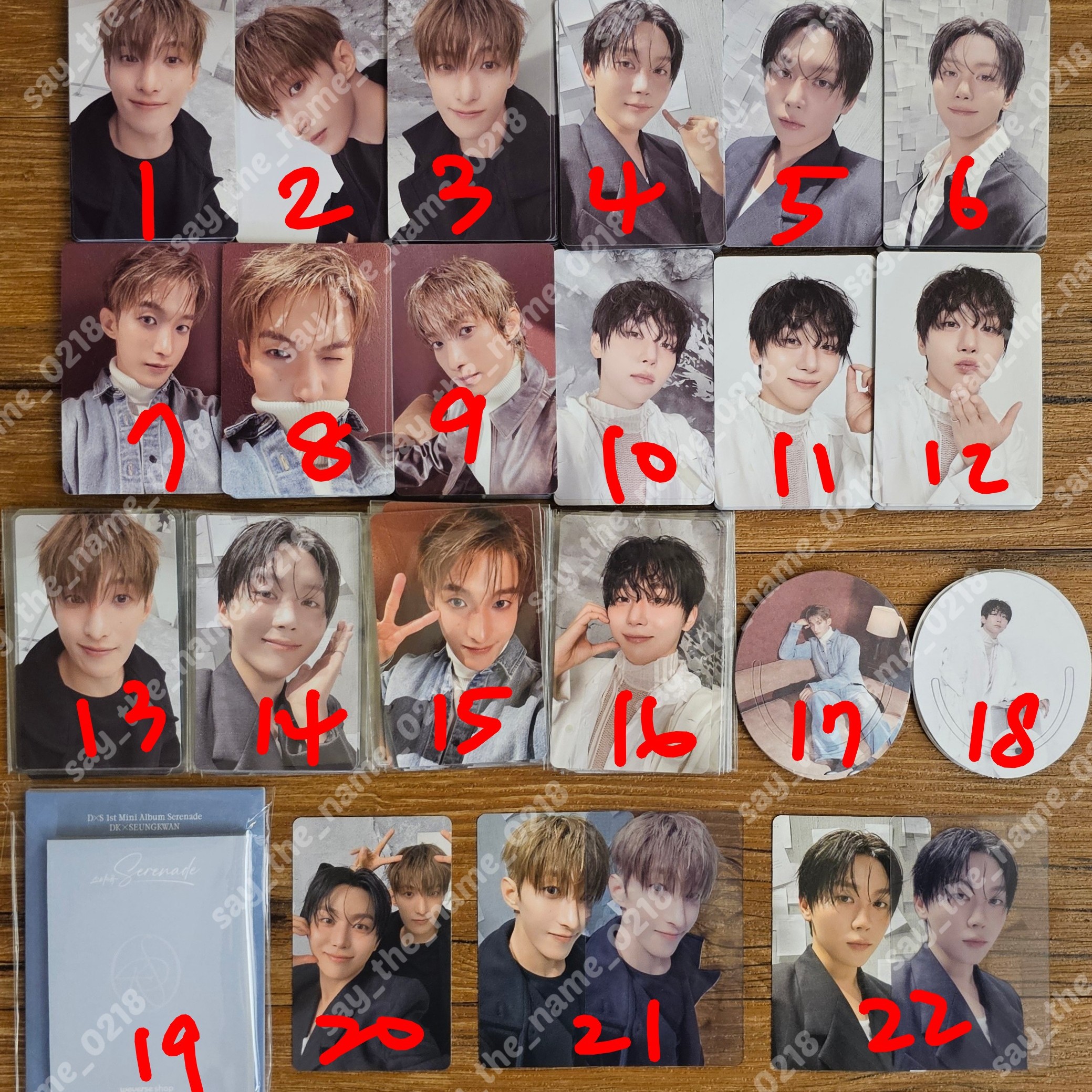 DxS 專輯小卡＆特典