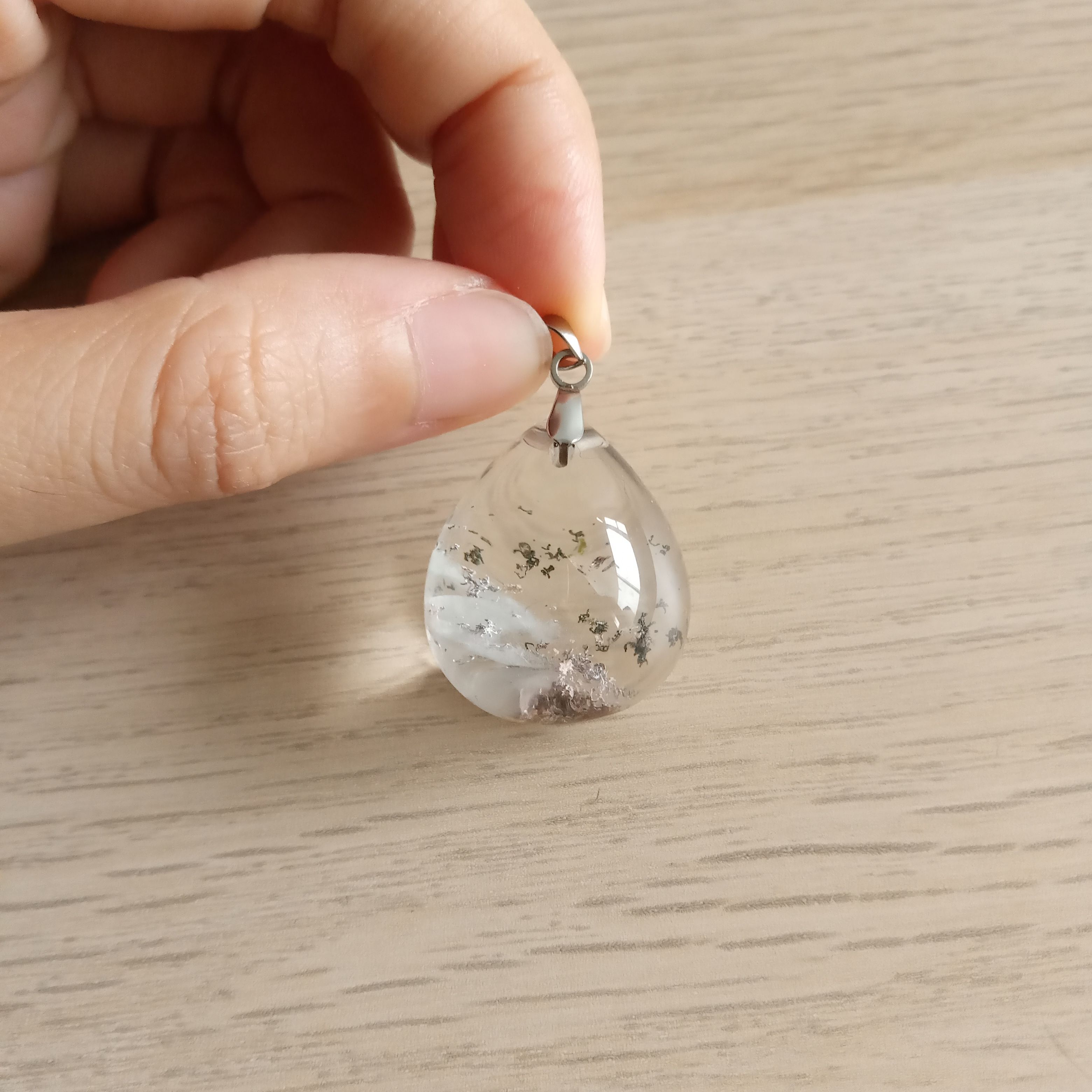 異象水晶吊墜_千山飛鳥