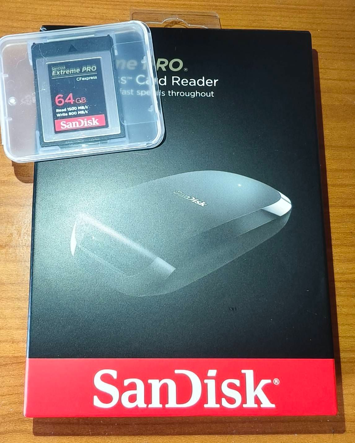 SanDisk Extreme Pro CFexpress Type B 64GB 記憶卡+讀卡機