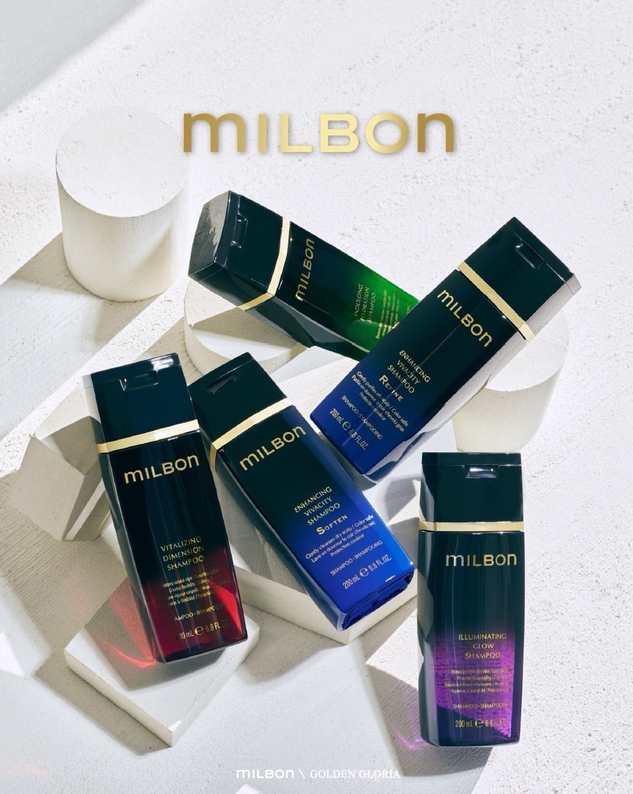 MILBON 黑凜修護系列 ｜ 洗髮精、護髮素