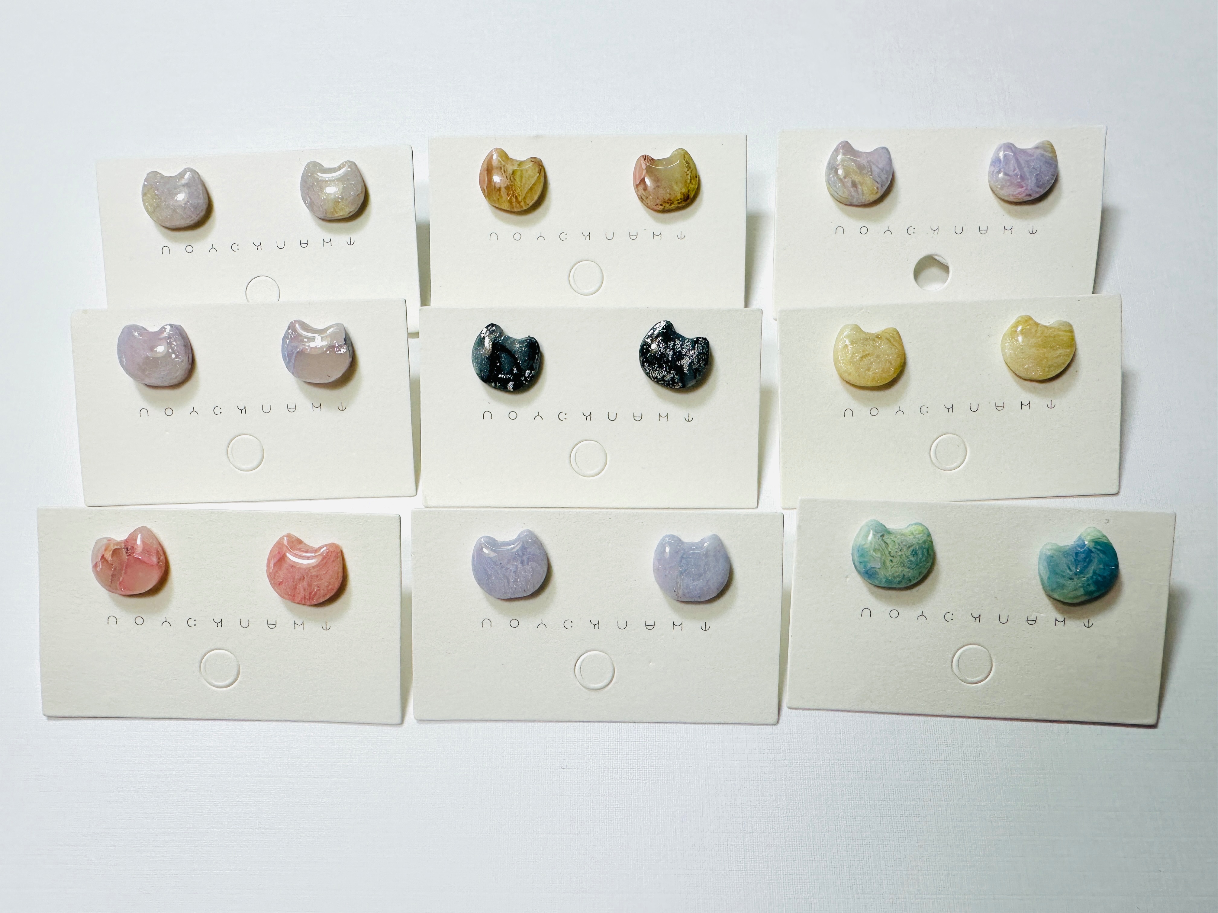 小貓耳針316鋼（可改耳夾請備註）貼耳款