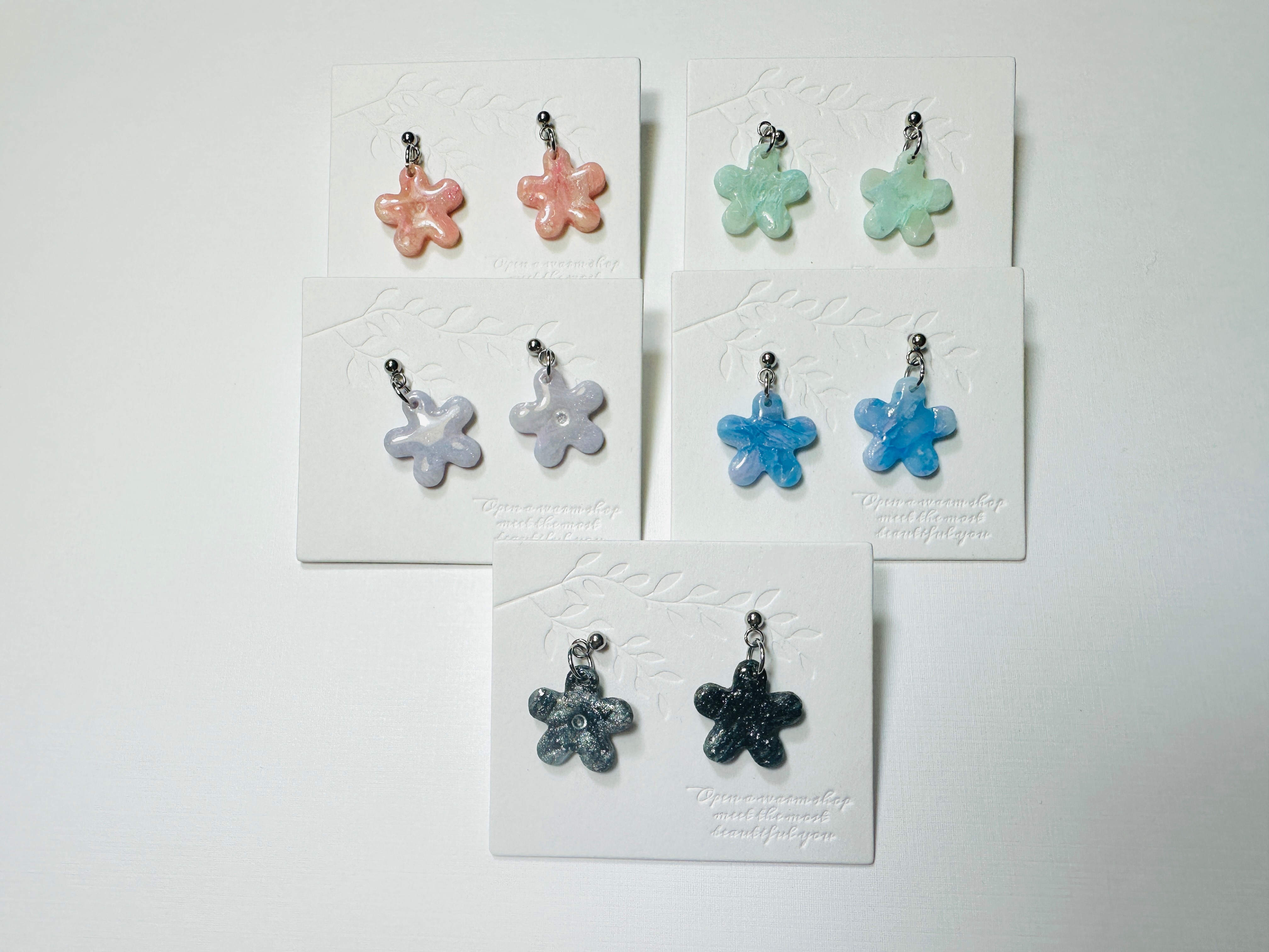 花朵（大、中）（請備注耳針、耳夾）