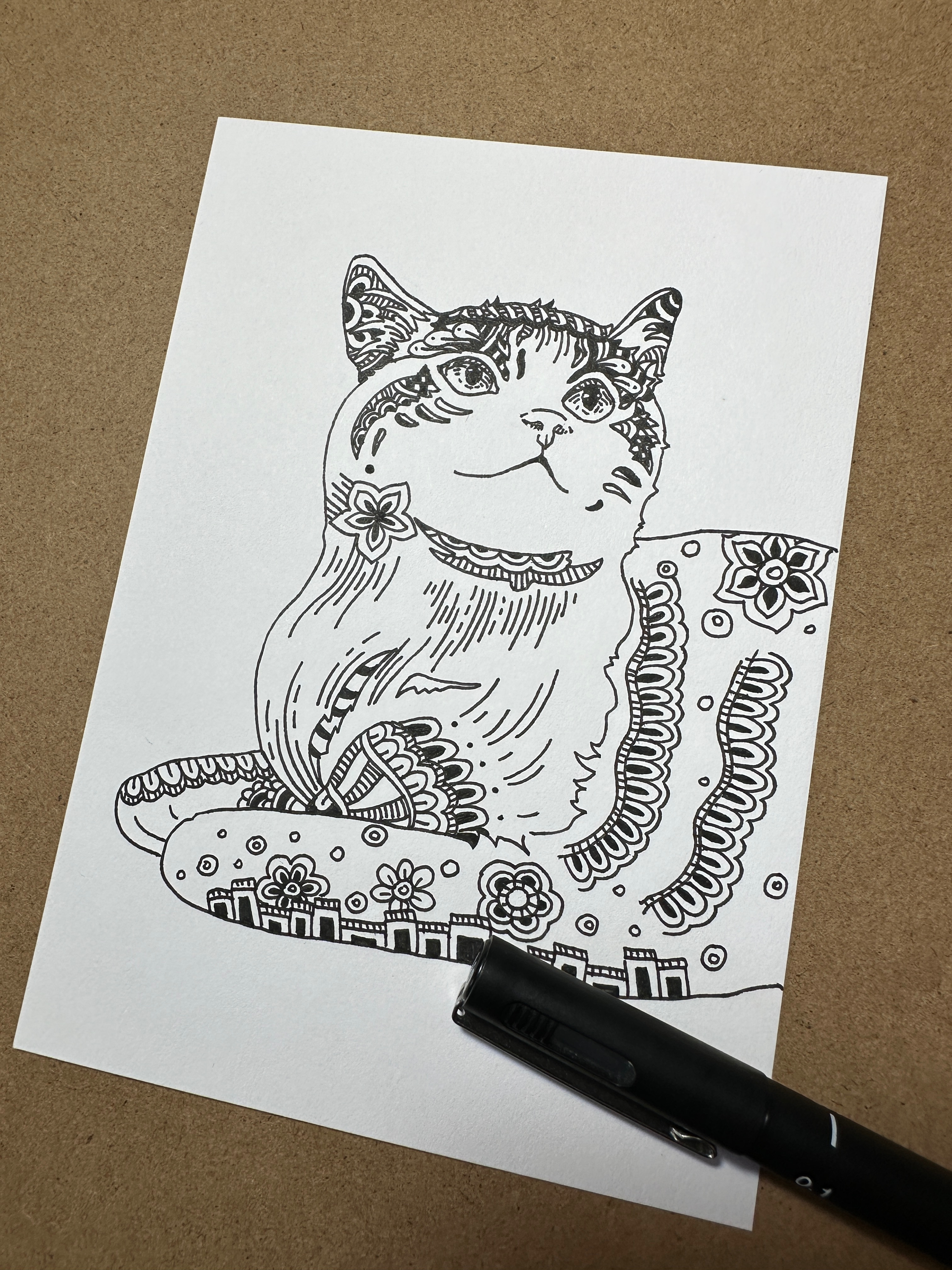 動物手繪明信片（原畫）