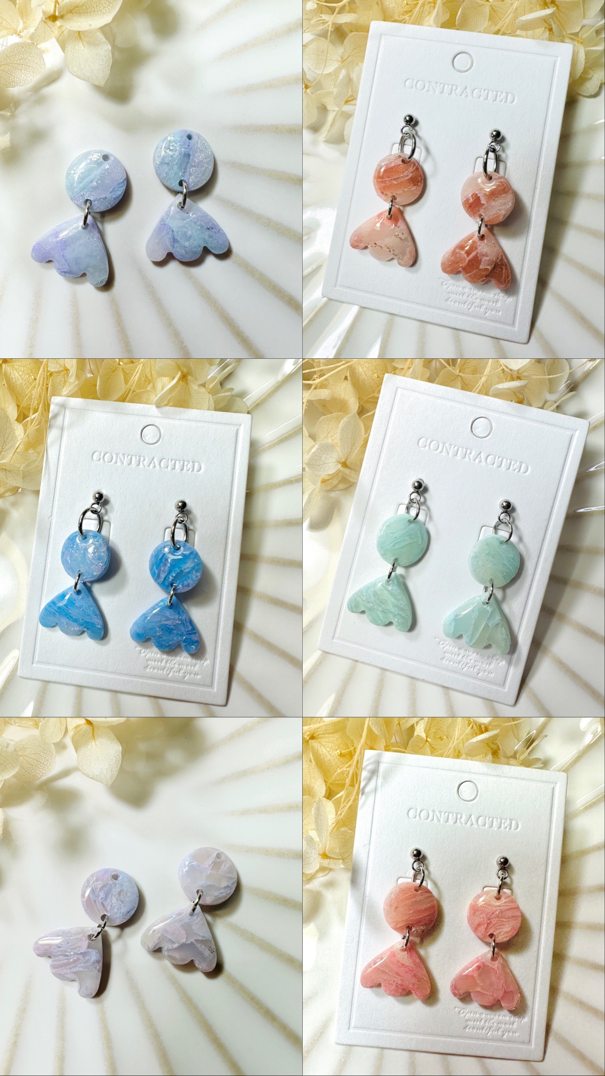 可愛花系列（請備注：耳針/耳夾）