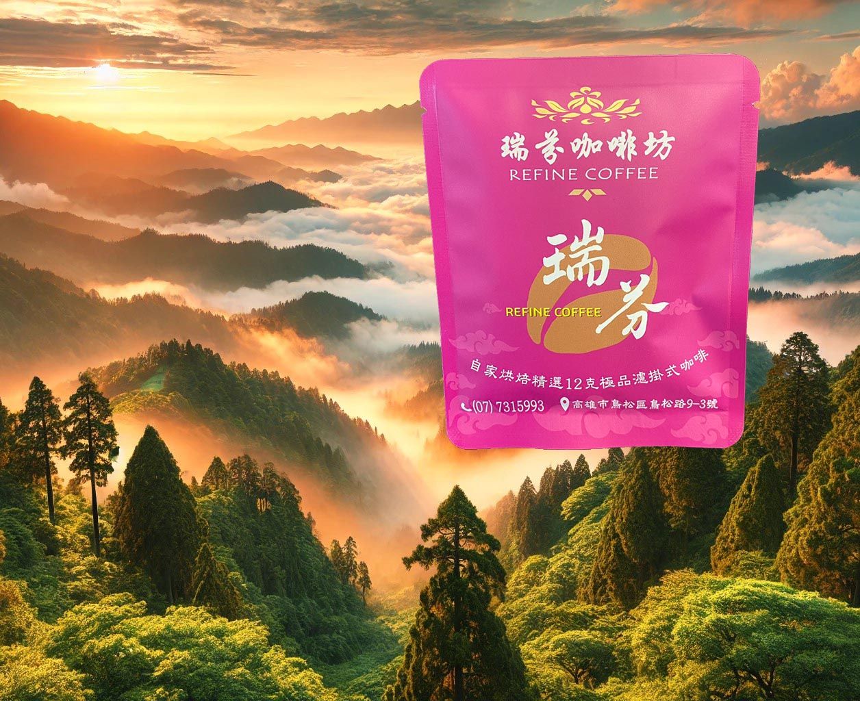阿拉比卡中深焙濾掛咖啡