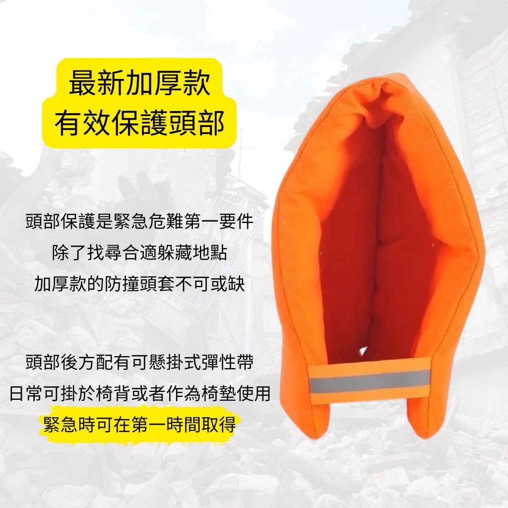 高規格防災避難護頭防撞頭套（日本指定款）