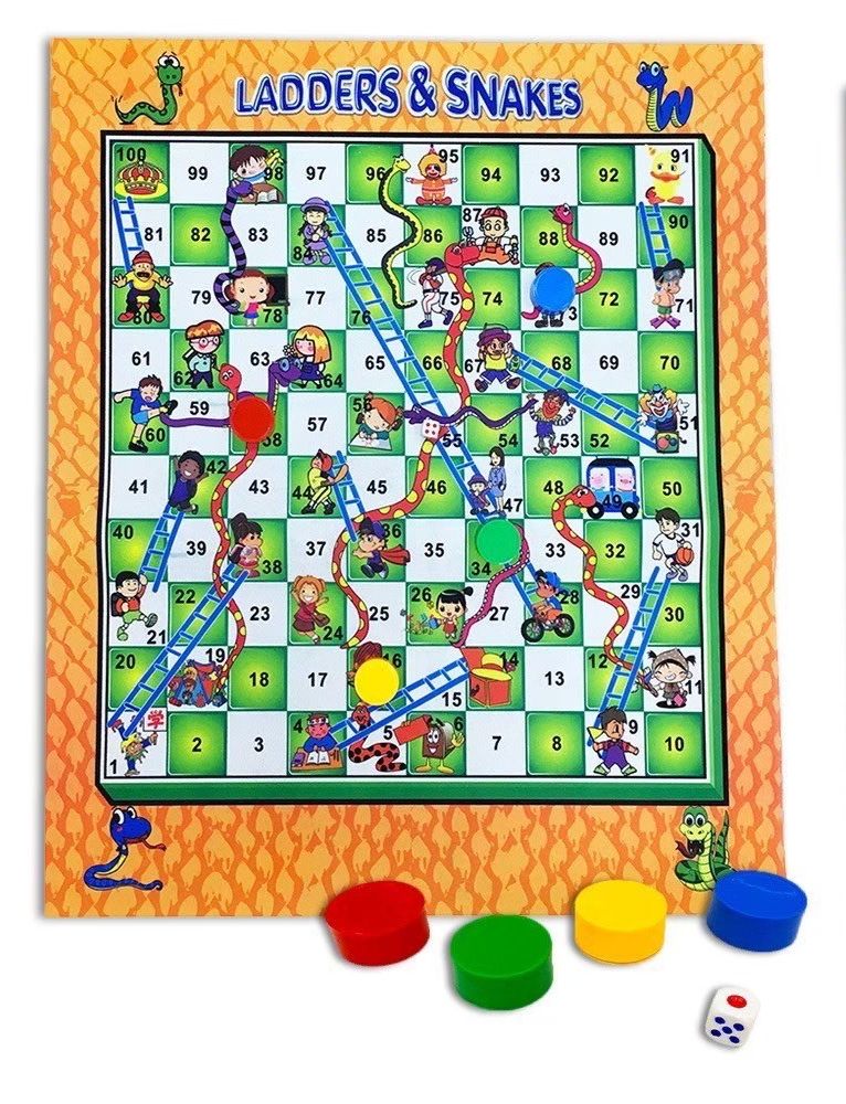 3.經典蛇棋遊戲地墊