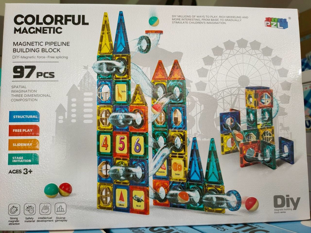 97.97pc大球道磁力片