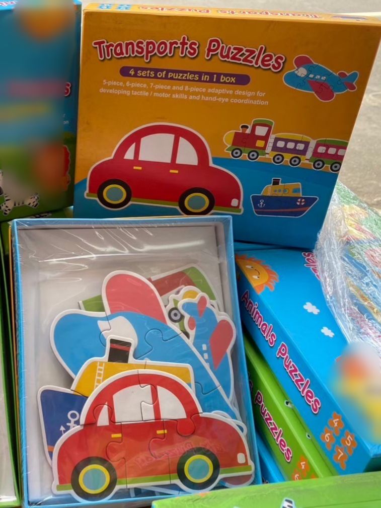 7.交通工具大盒拼圖