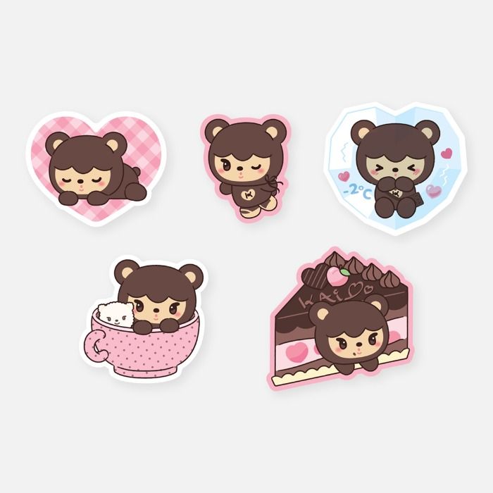 🐢【預購中】2025 KAI SOLO CONCERT TOUR ’KAION’演唱會周邊-貼紙組🐢