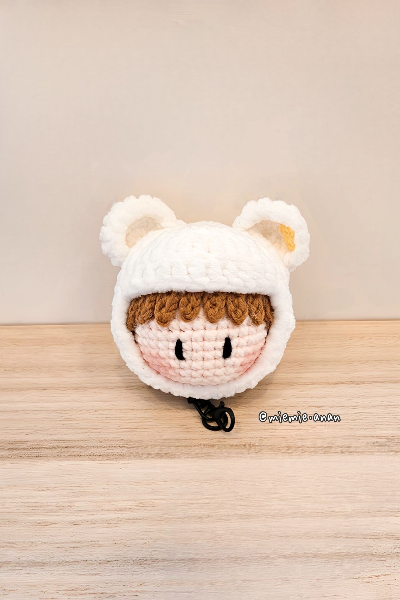 Seventeen  S.Coups白色小熊吊飾