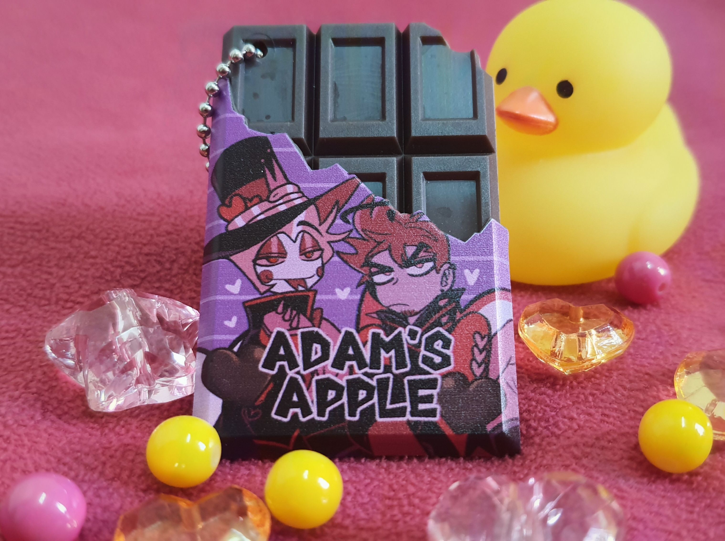 Hazbin hotel 🍎🎸巧克力吊飾