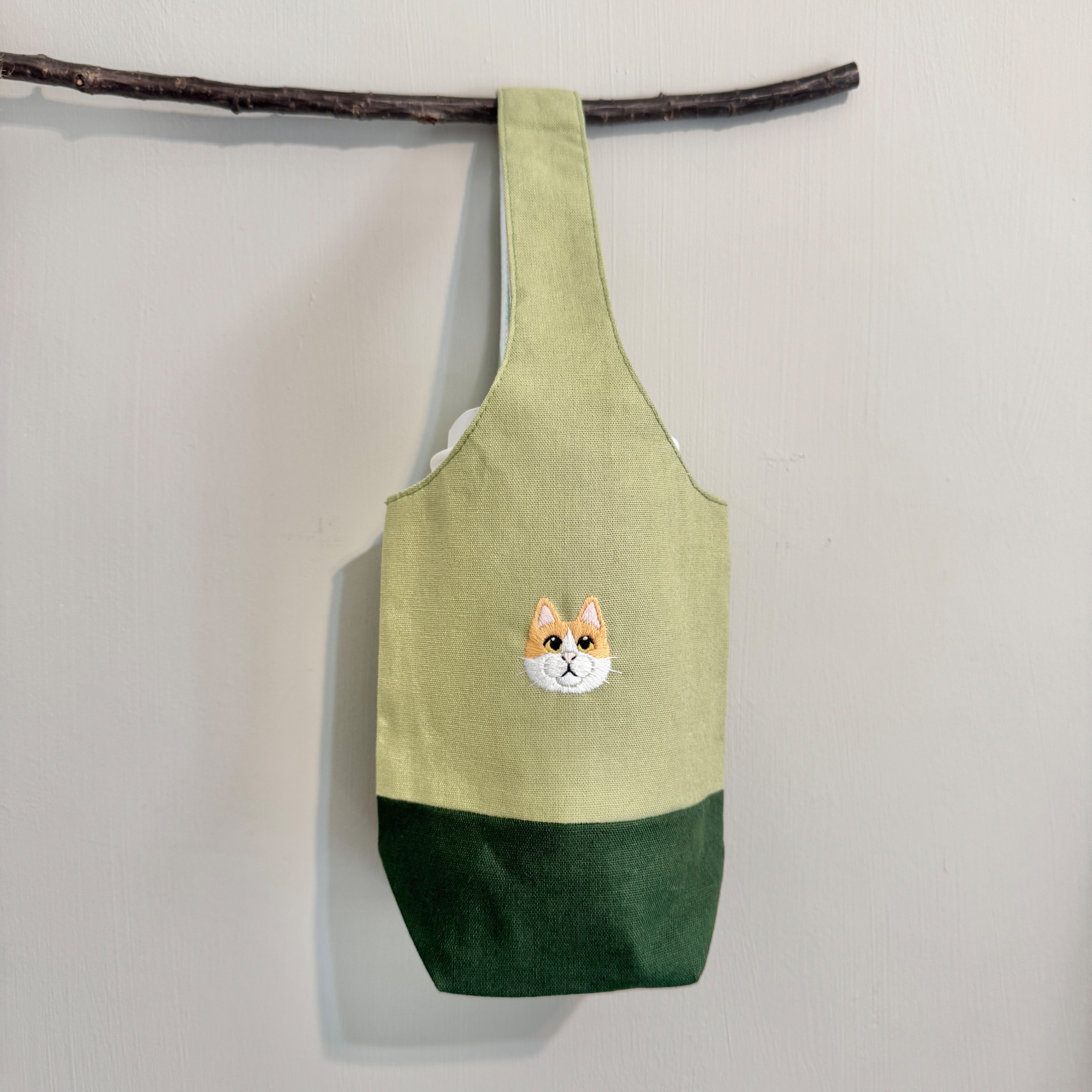 手工刺繡 水壺袋/飲料袋