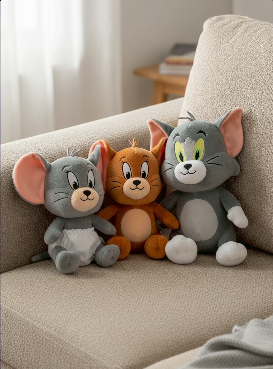 《預購》正版 湯姆貓與傑利鼠 絨毛娃娃