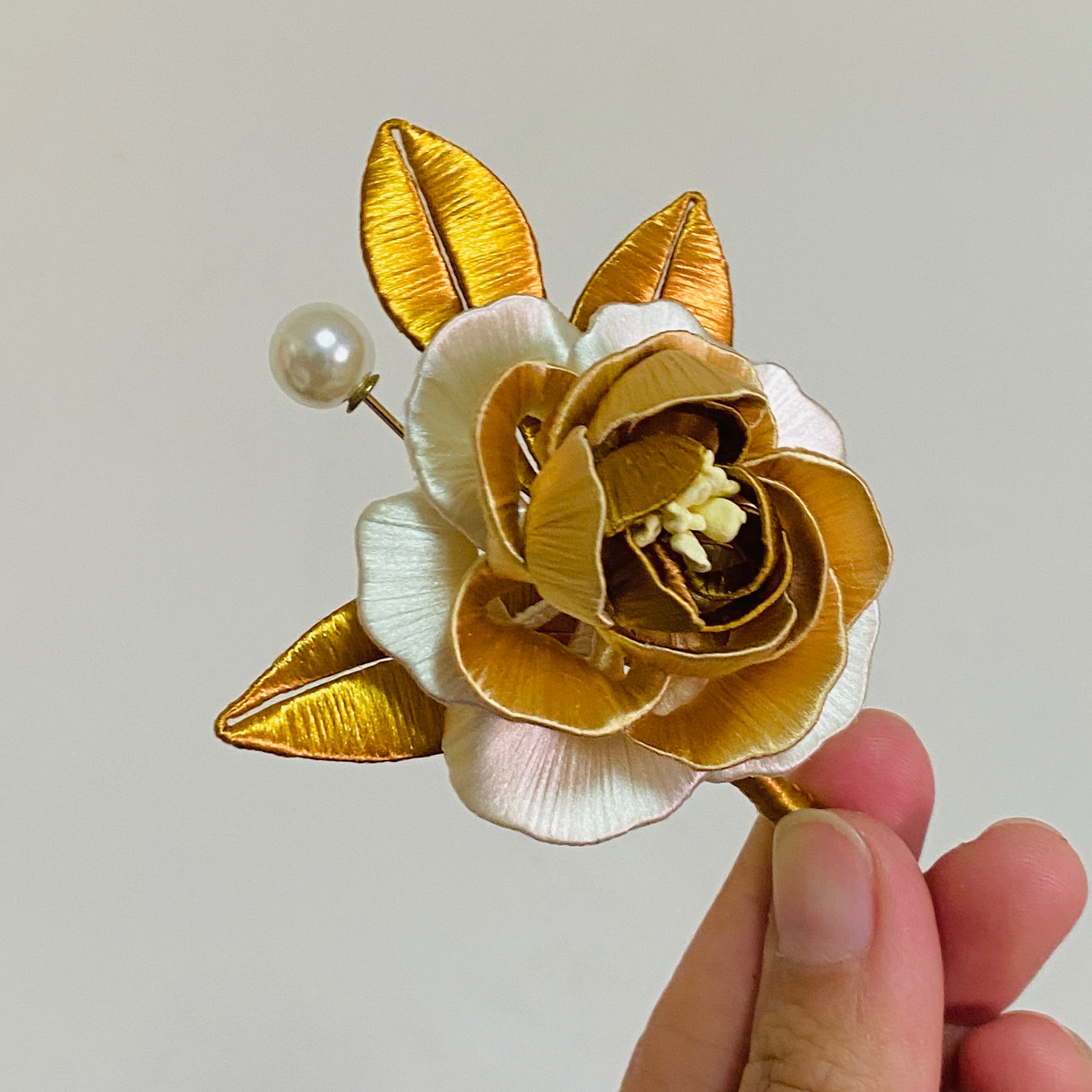 金公澤商鋪【玫瑰別針】