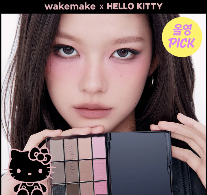 Wake Make x Hello Kitty聯名 眼影盤