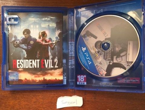PS4 二手遊戲片 惡靈古堡2 重製版