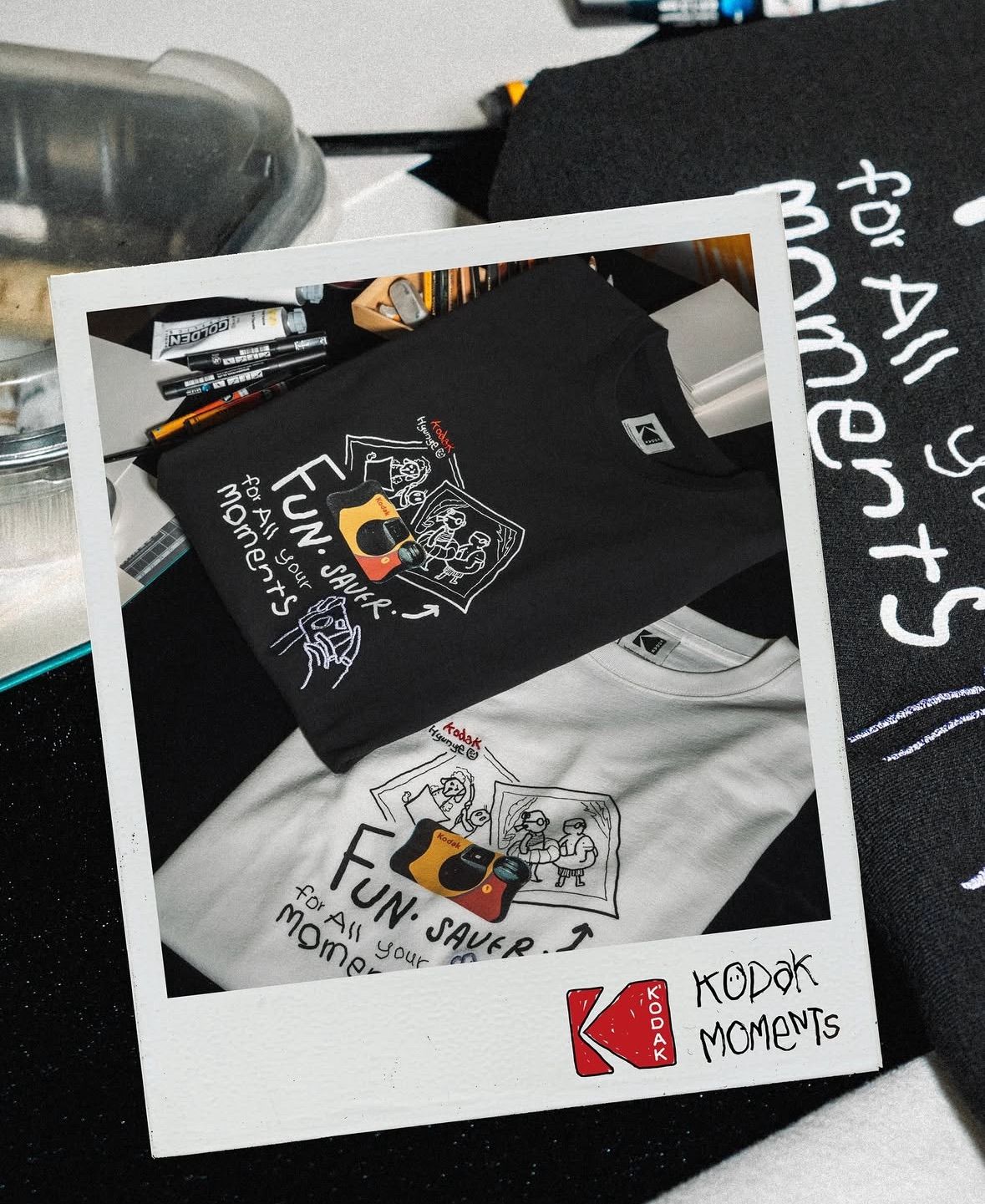 （ 預購 ）🇰🇷kodak 柯達 Moments 插畫短袖