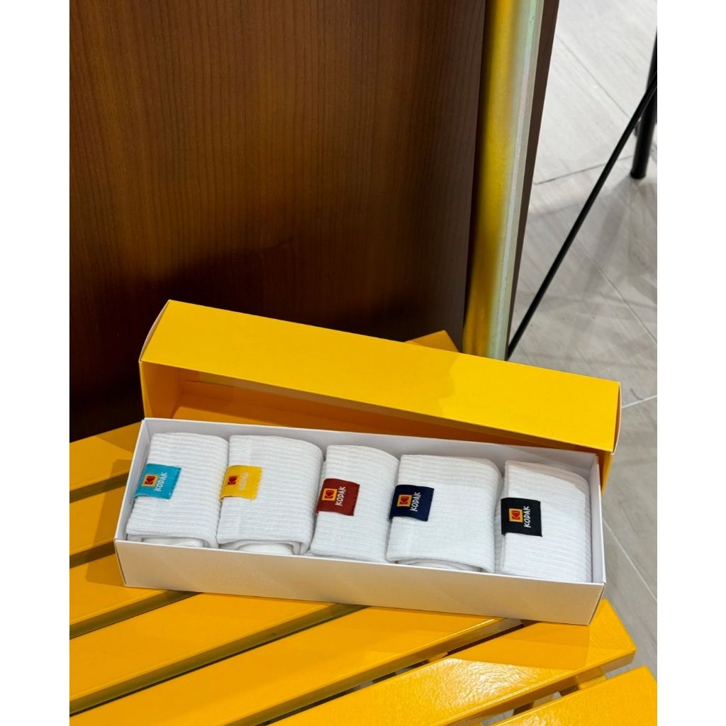 （ 現+預 ）🇰🇷kodak 柯達 圓筒襪禮盒 5入