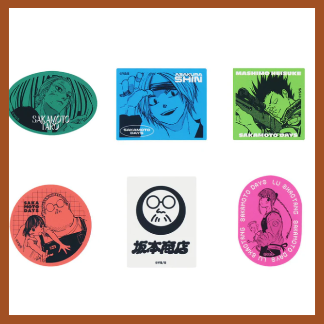 🇯🇵正版現貨-SAKAMOTO DAYS 坂本商店貼紙六枚 set