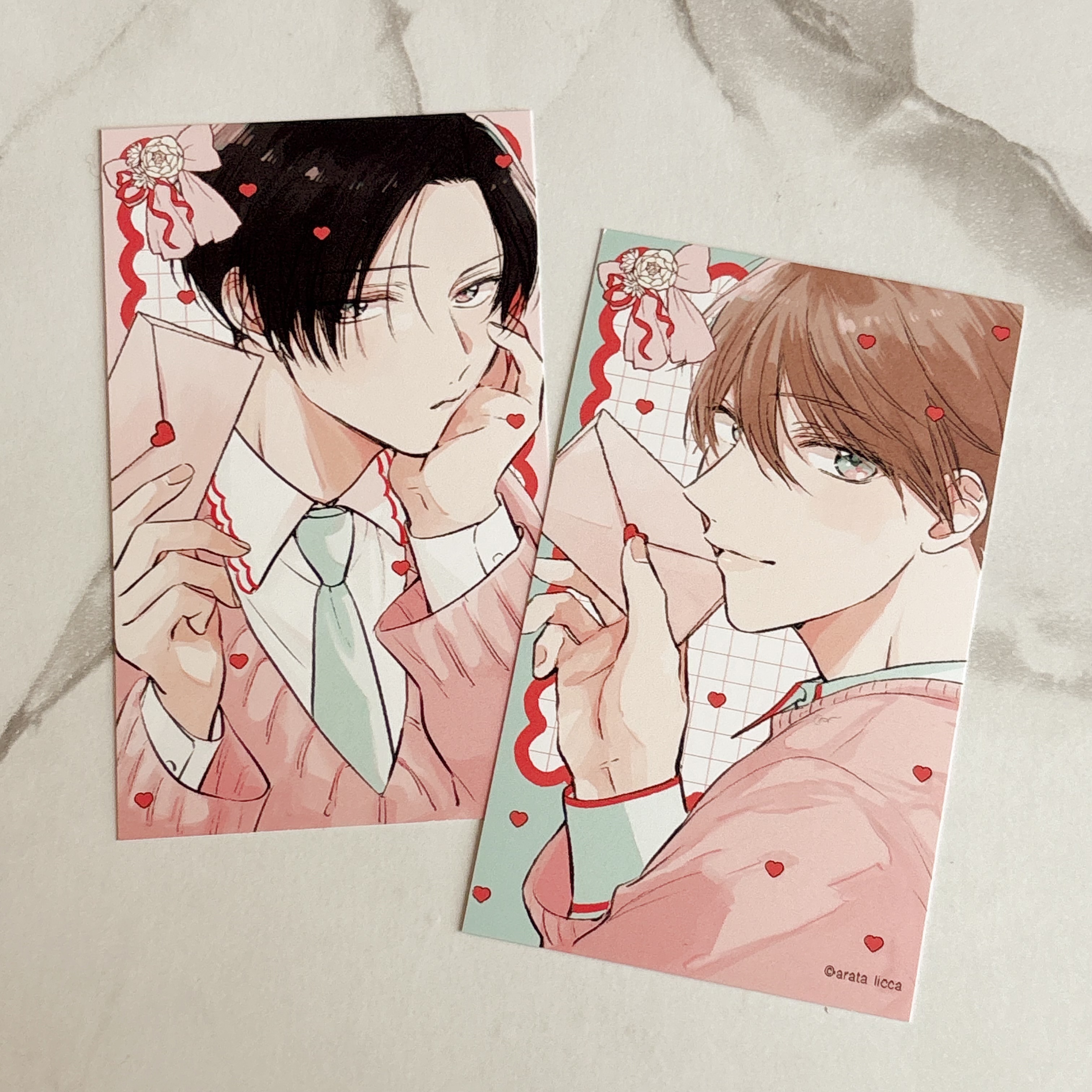 獄寺+庄司 Love Letter小卡