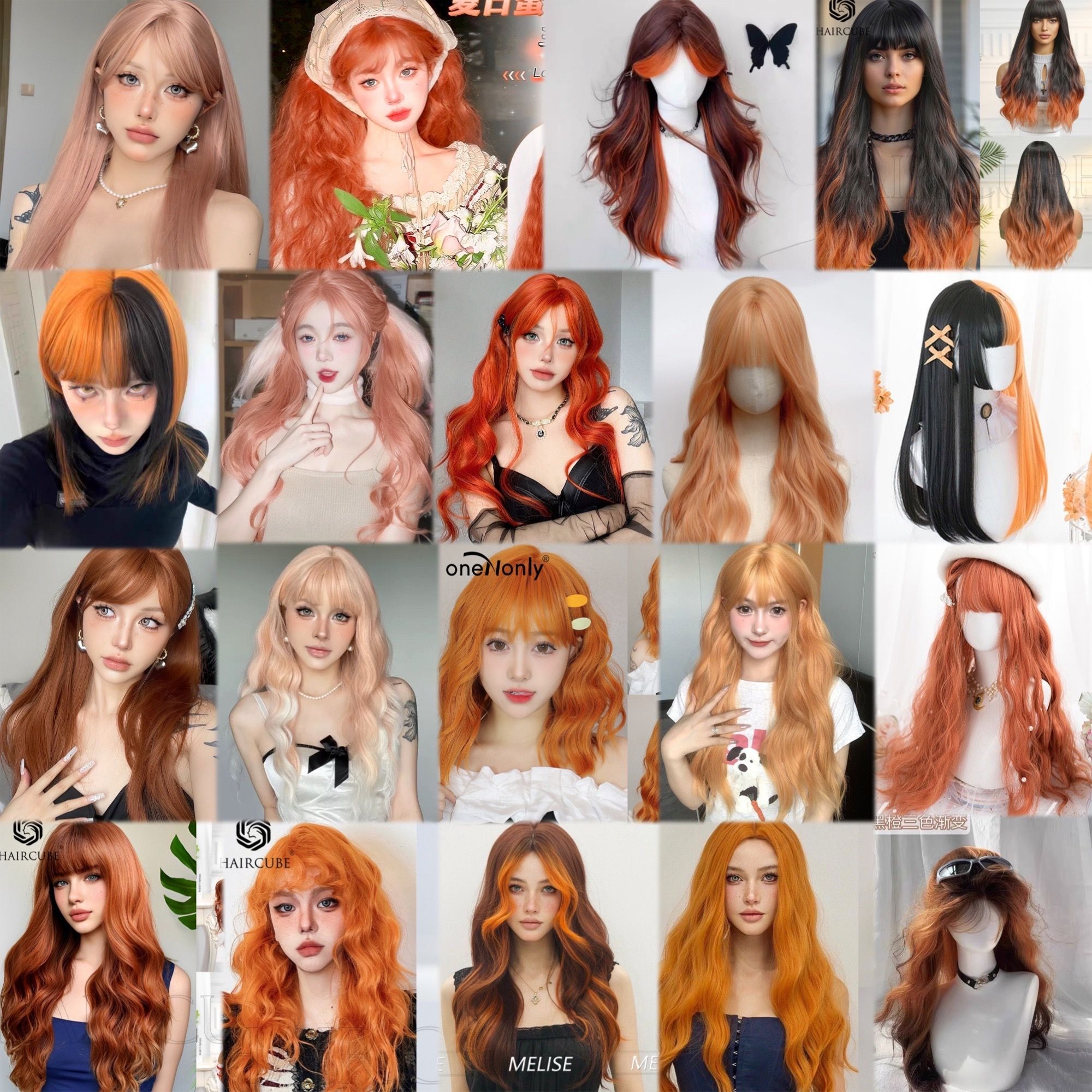 【現貨】香芋紫色 薰衣草 粉紫色 灰紫色 黑紫色 葡萄紫 薄藤紫色系列假髮💜紫色假髮 仿真假髮 深紫色假髮 淺紫色假髮