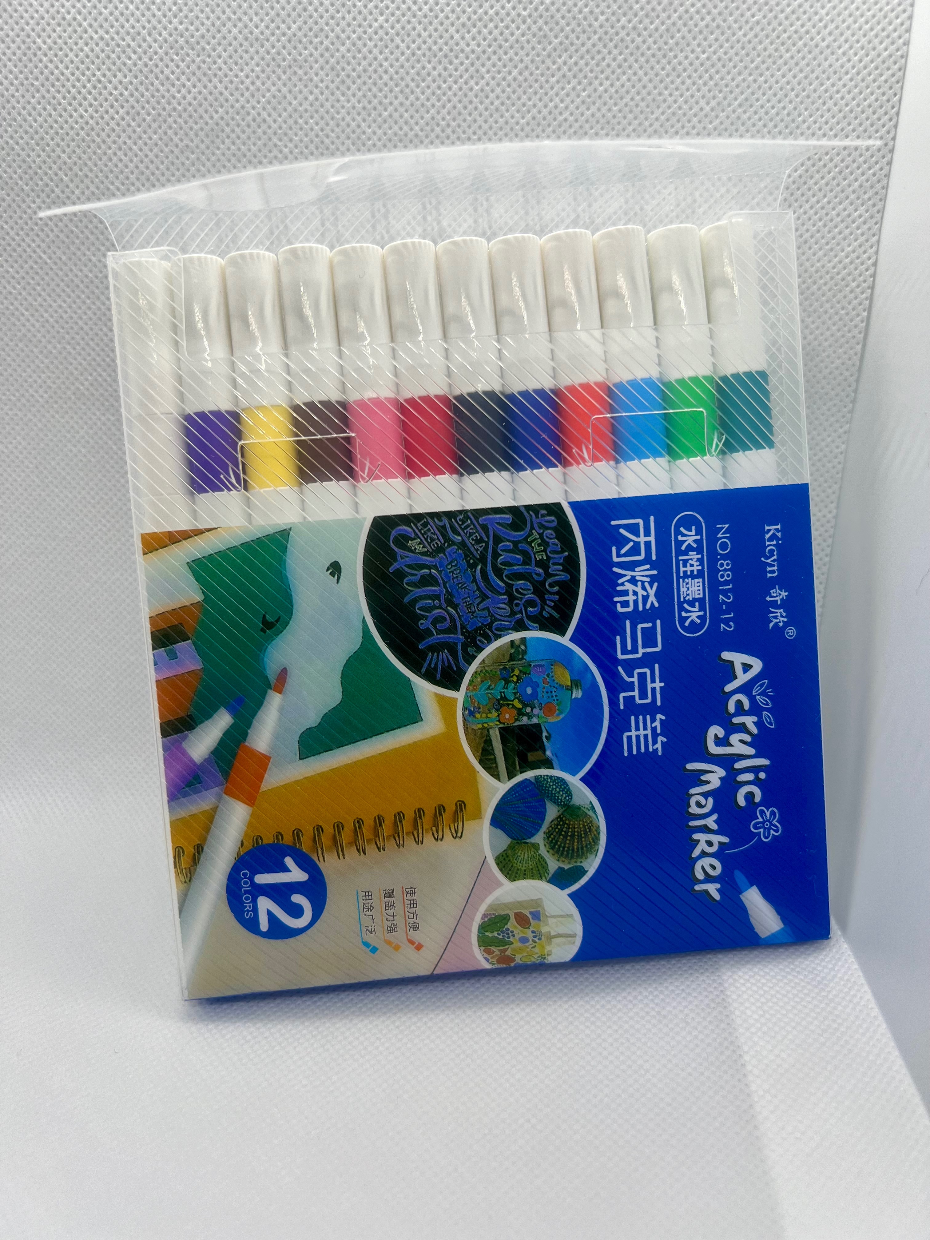 丙烯馬克筆 12色