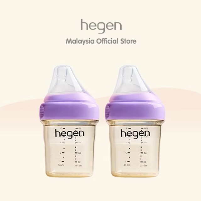 Hegen PPSU多功能方圓型寬口奶瓶 150ml 5oz雙入組