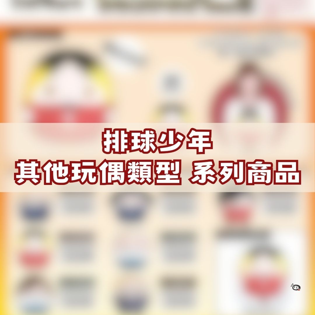 【神奇圈圈圈】現貨 排球少年 圓滾滾 絨毛 其他玩偶類型 系列商品