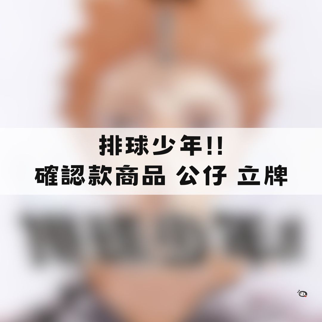 【神奇圈圈圈】現貨 排球少年 確認款商品 公仔 立牌 盲抽確認款周邊
