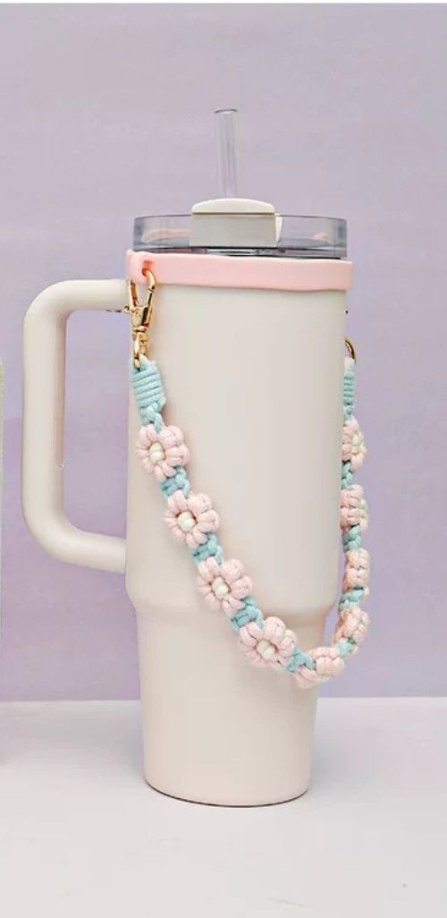 手工編織飲料提繩（附矽膠圈）