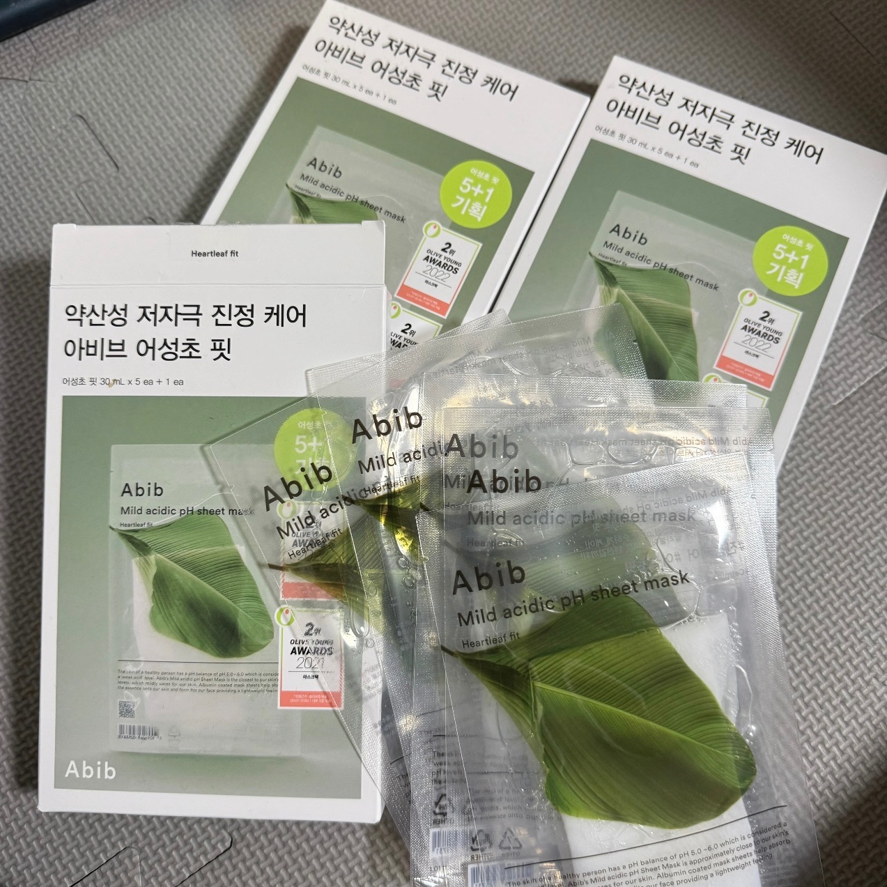 Abib | 透明PH復活草面膜