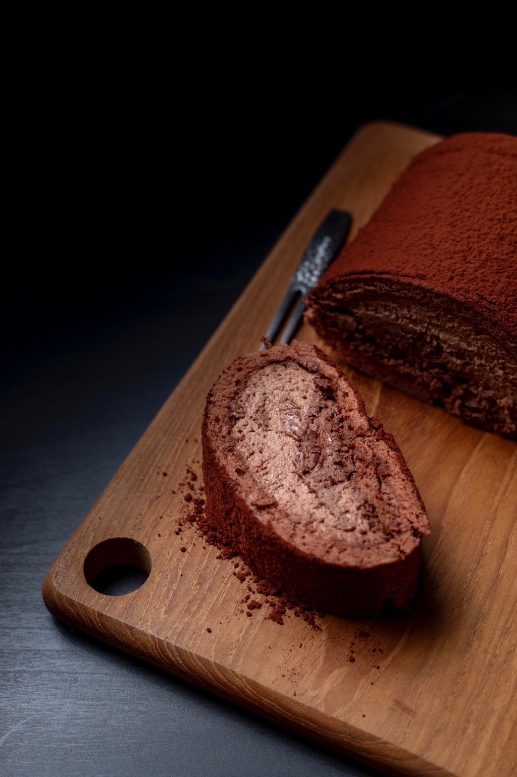 厚巧克力生乳捲